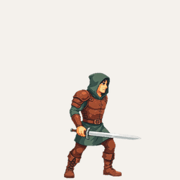 The private-beta sword swing played in a loop
